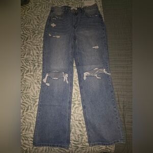 Womens Flying Monkey Black Label Super Highrise 90's Vintage Flare Jeans